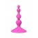 Розовая силиконовая анальная пробка Loverty - 8 см. - ToyFa в Новошахтинске Розовая силиконовая анальная пробка Loverty - 8 см. - ToyFa