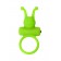 Зеленое эрекционное виброкольцо на пенис Cock Ring - A-toys - в Новошахтинске купить с доставкой