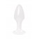 Белая акриловая анальная втулка - 8 см. - Toyfa Basic в Новошахтинске Белая акриловая анальная втулка - 8 см. - Toyfa Basic