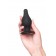 Черная анальная втулка Spade M - 10 см. - Erotist Adult Toys
