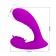 Лиловый вибратор Nadal для двойной стимуляции - Baile купить в Новошахтинске с доставкой в Orgasmix.ru Лиловый вибратор Nadal для двойной стимуляции - Baile